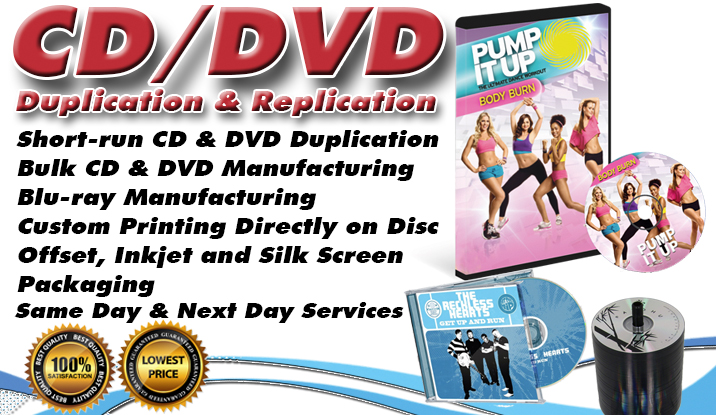 CD and DVD Duplication